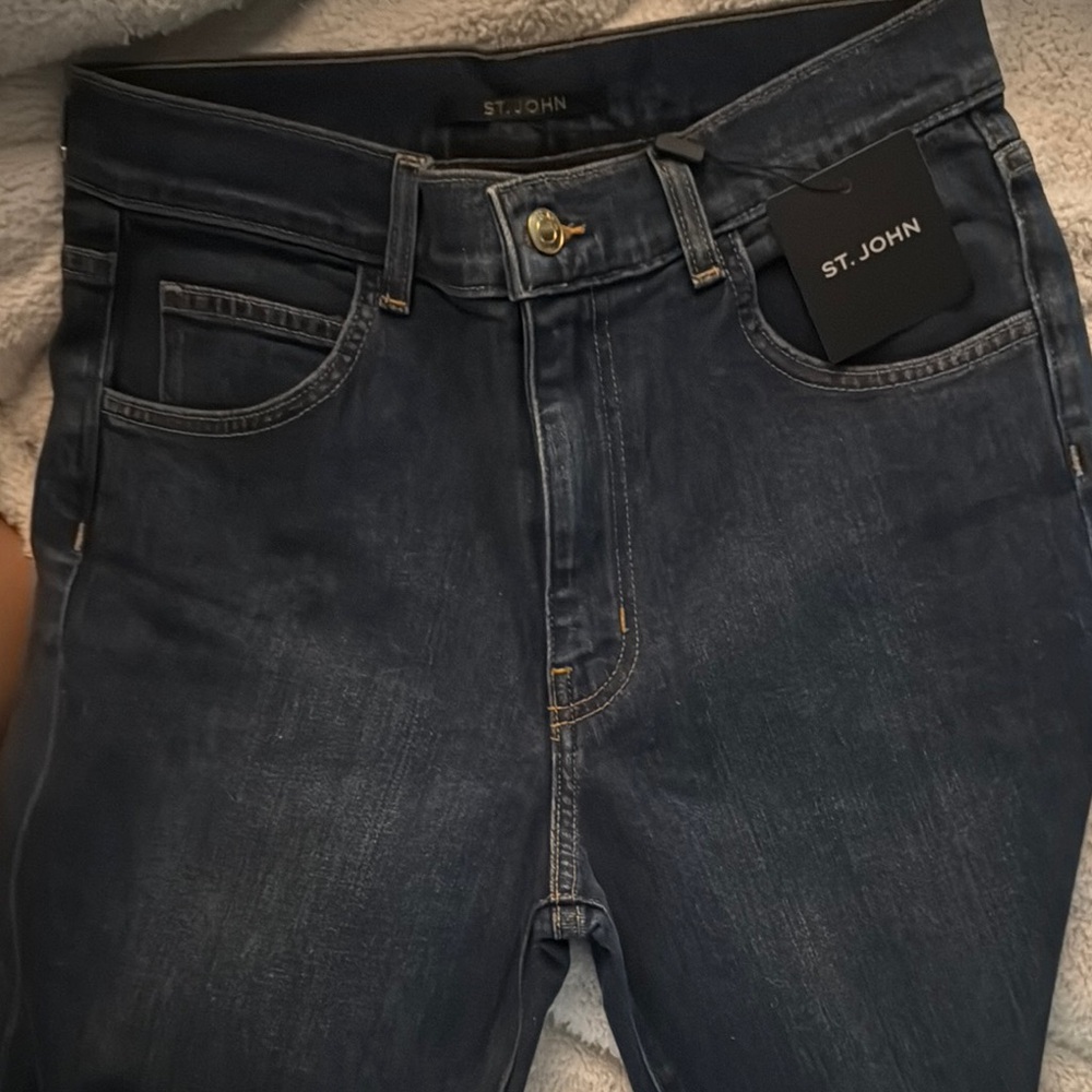 St. John Blue Slim Jeans Modern Fit